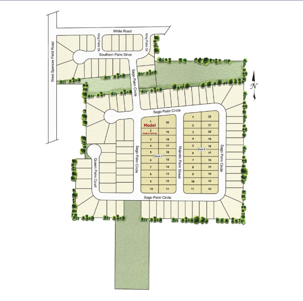 Southern Palms site plan