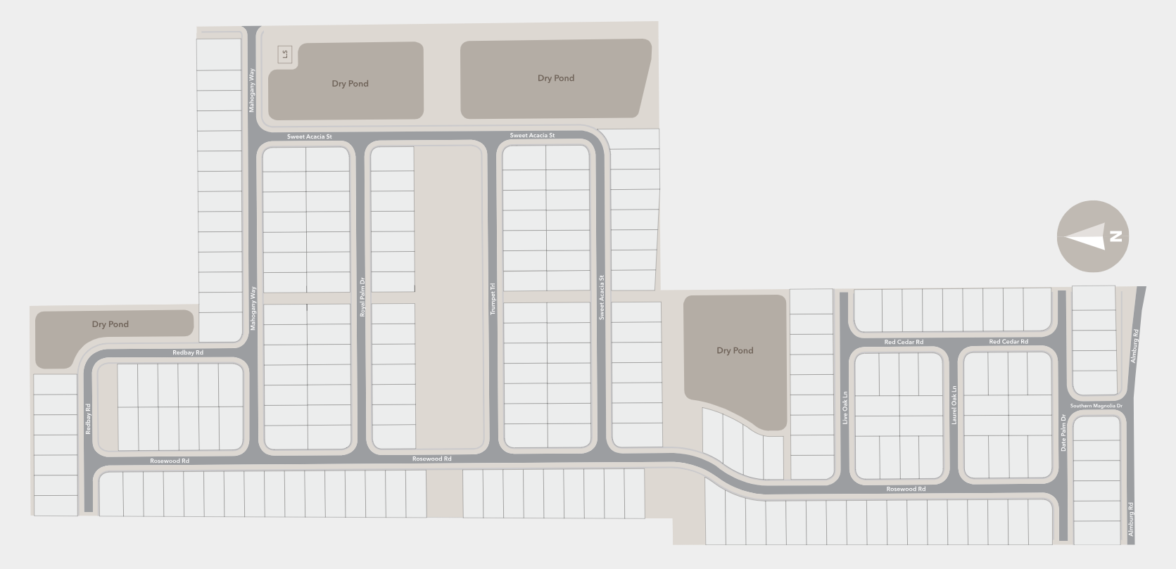 Landings at Lake Mabel Loop site plan