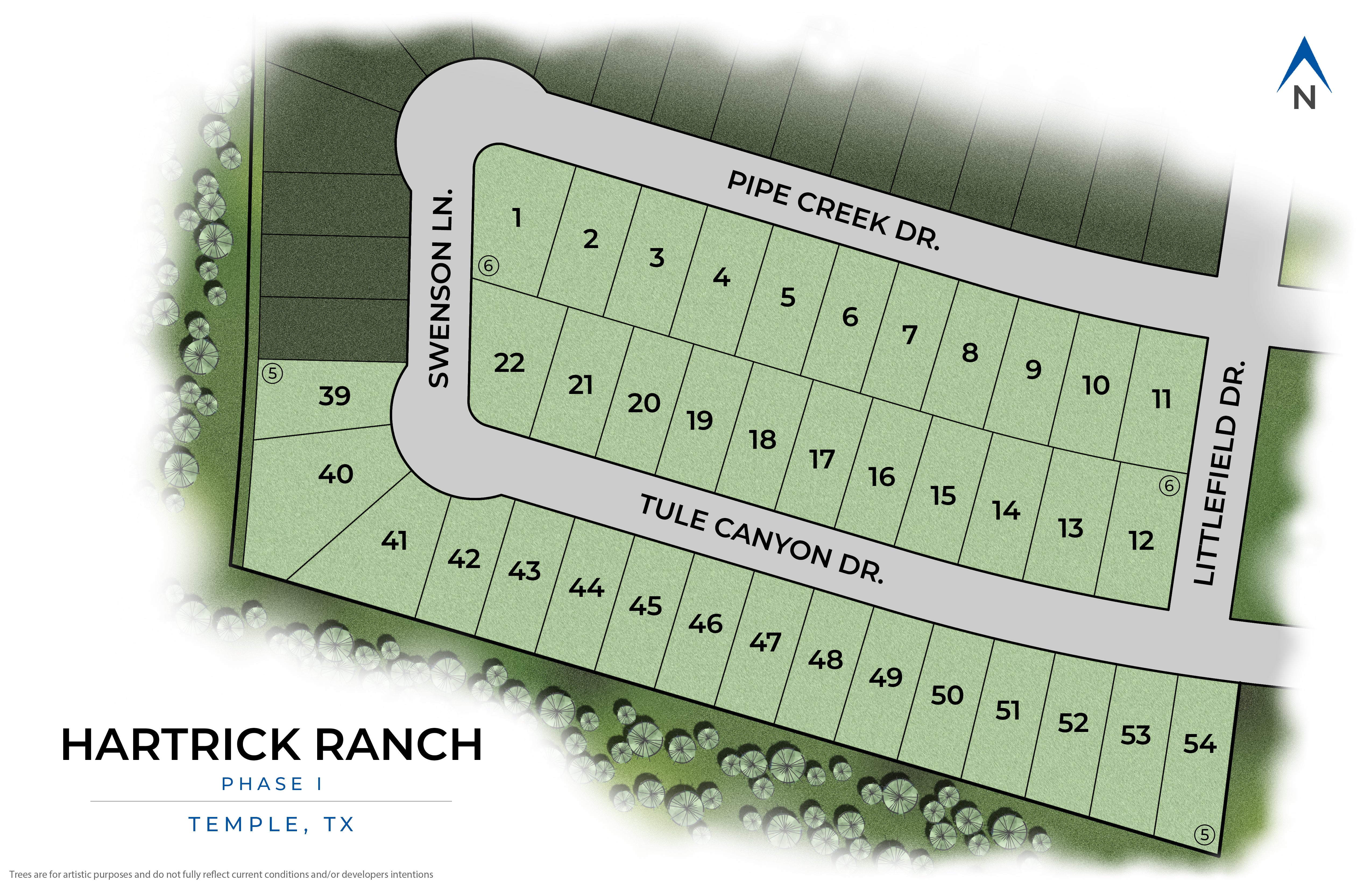 HARTRICK RANCH site plan