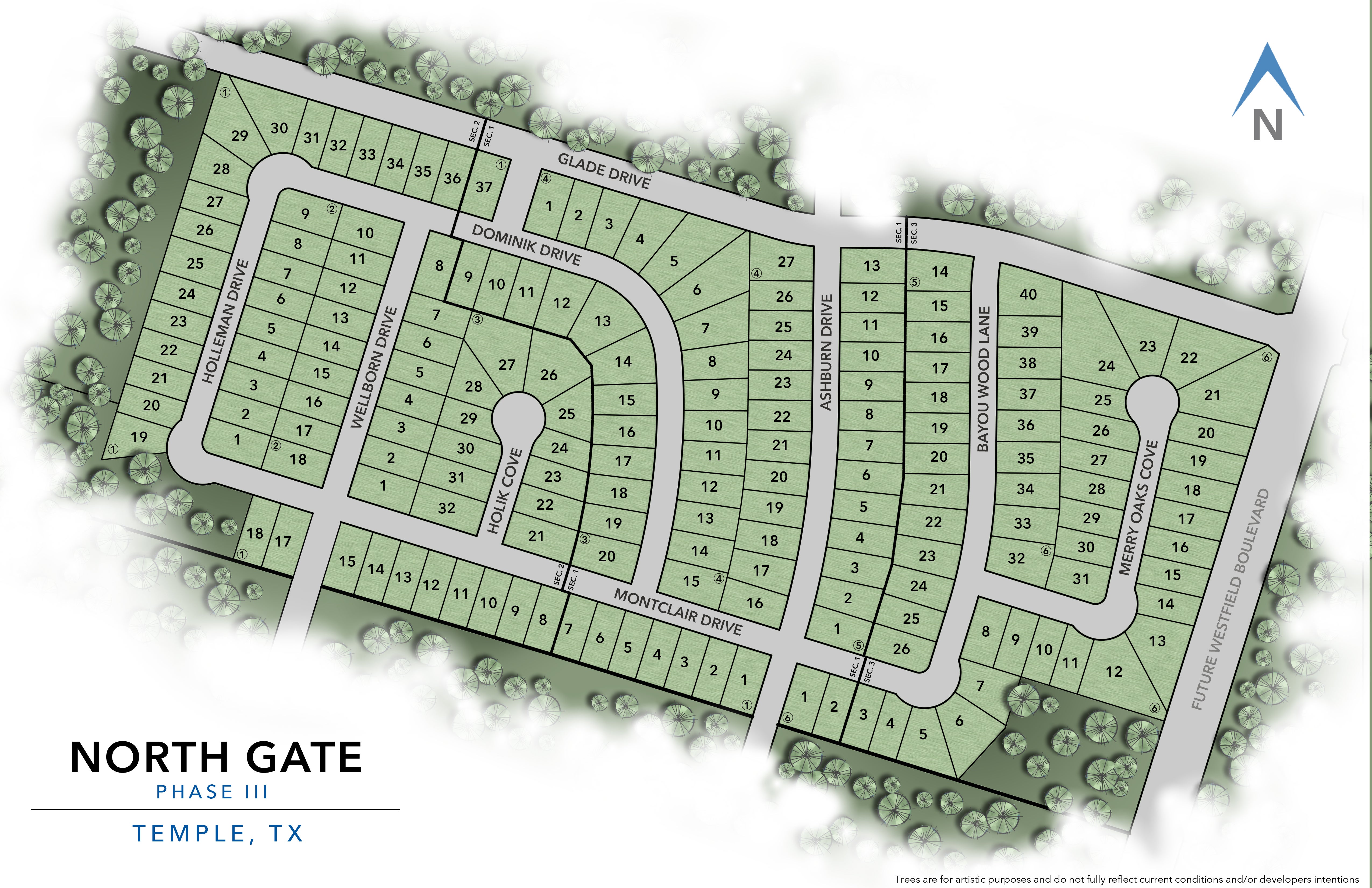 NORTHGATE site plan