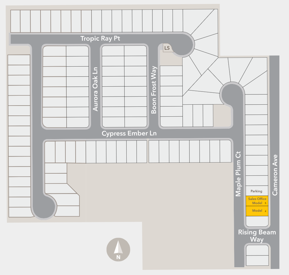 Cameron Preserve site plan