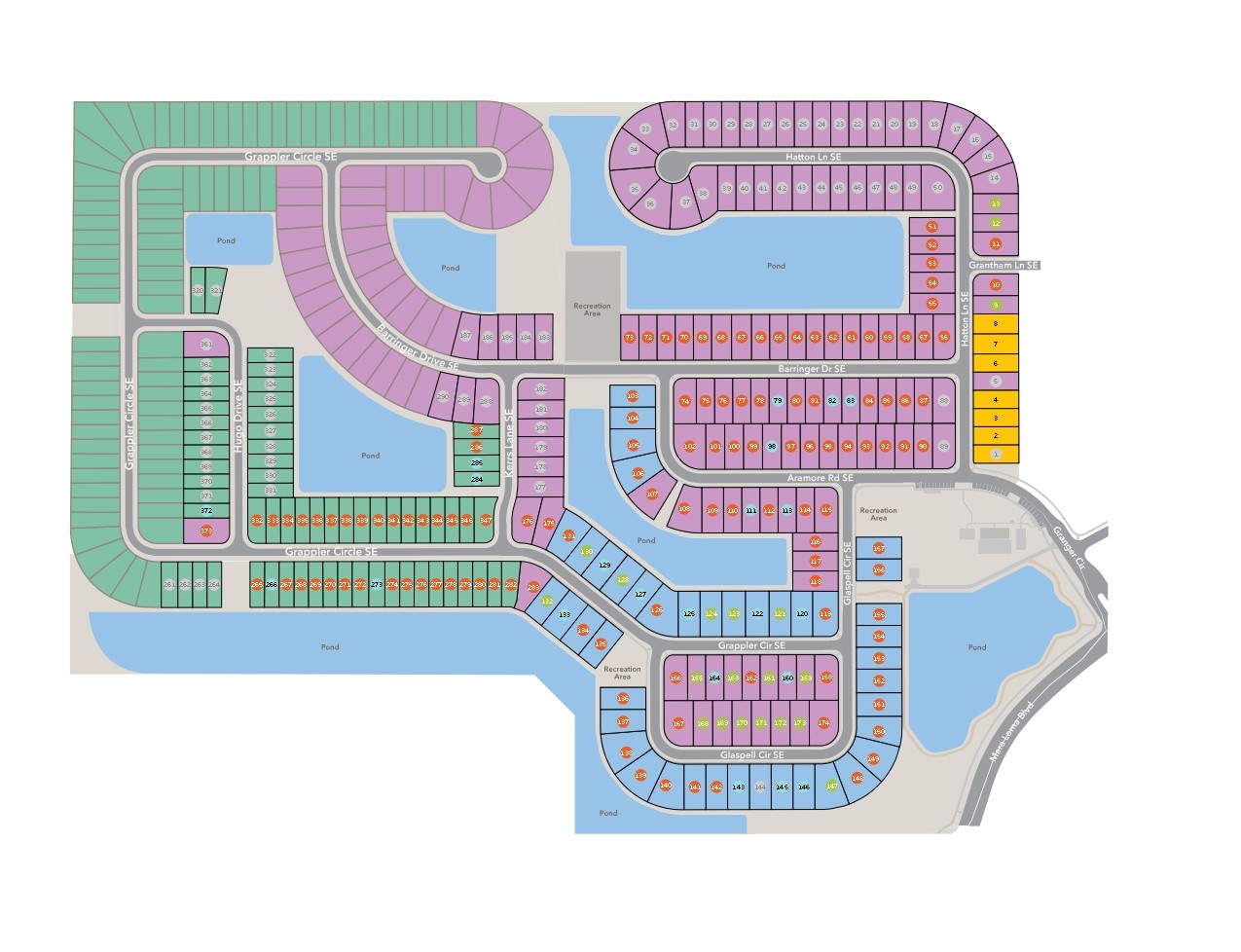 Gardens at Waterstone I site plan