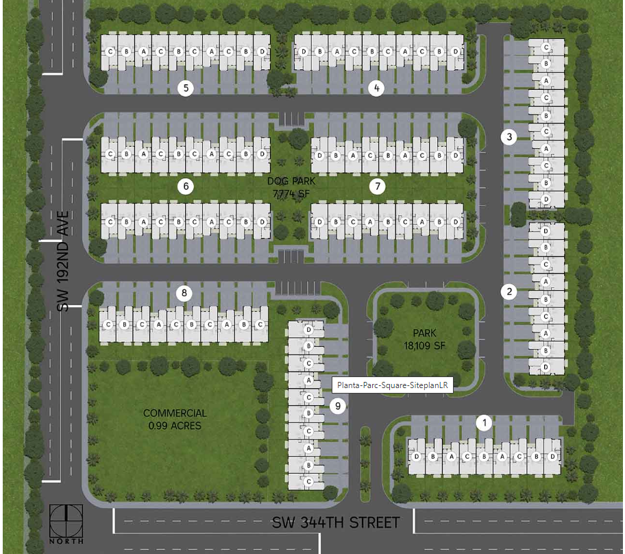 CENTURY PARK SQUARE NORTH site plan