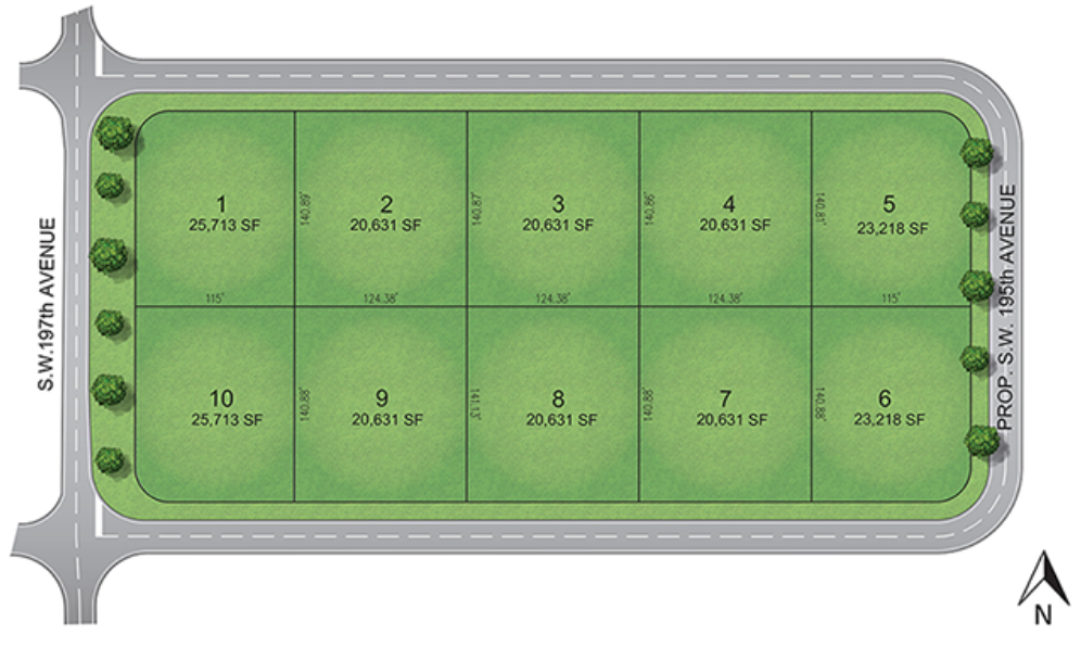 OASIS ESTATES site plan