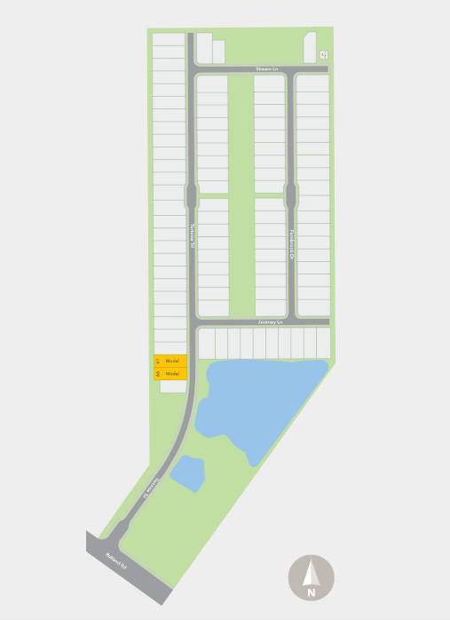 Creekside at Rutland Ranch site plan