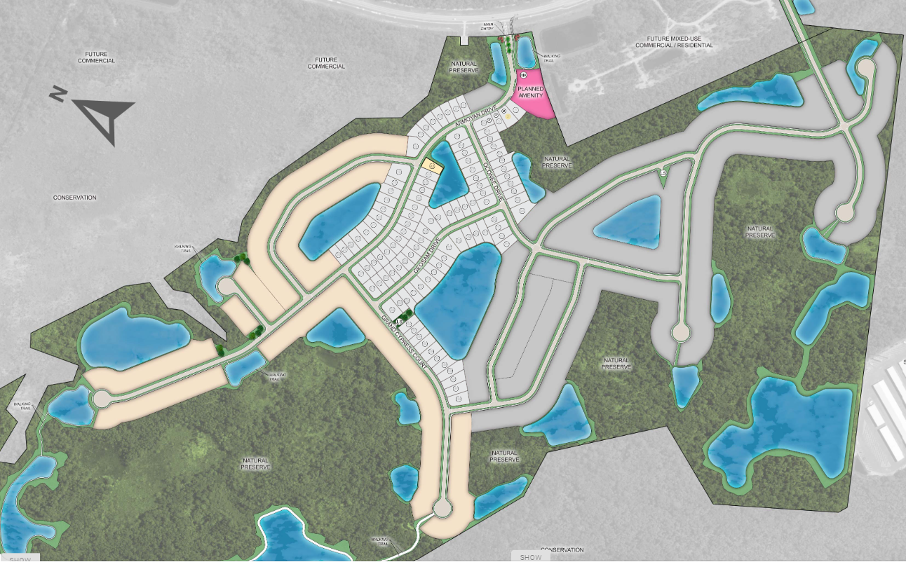 Colbert Landings site plan