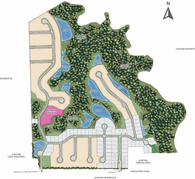 Headwaters at Lofton Creek site plan