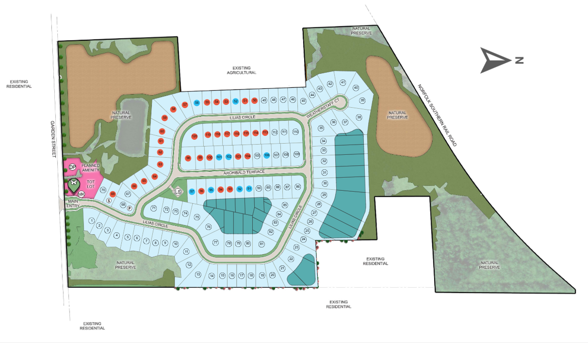 Coopers Meadow site plan