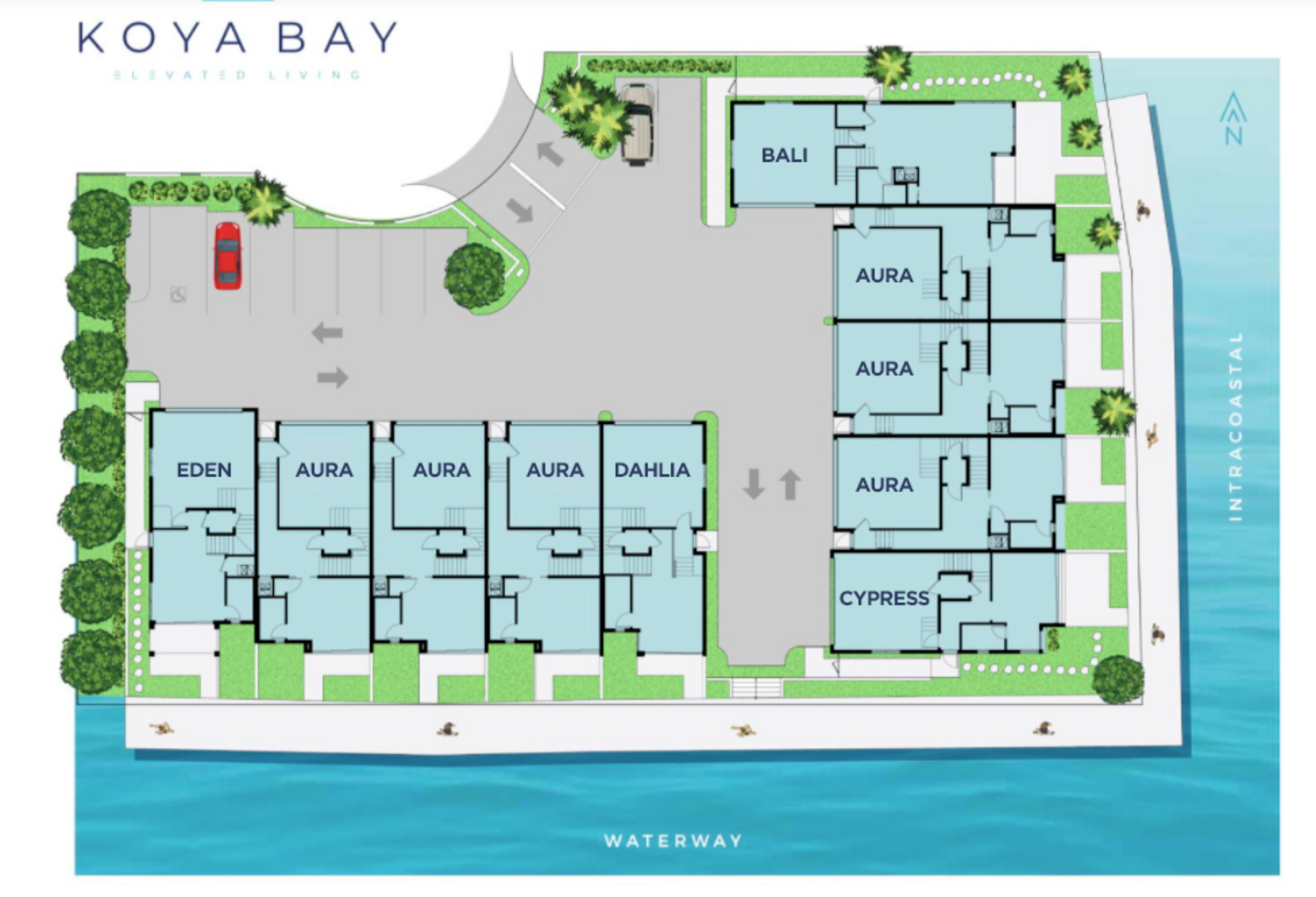 Koya Bay site plan