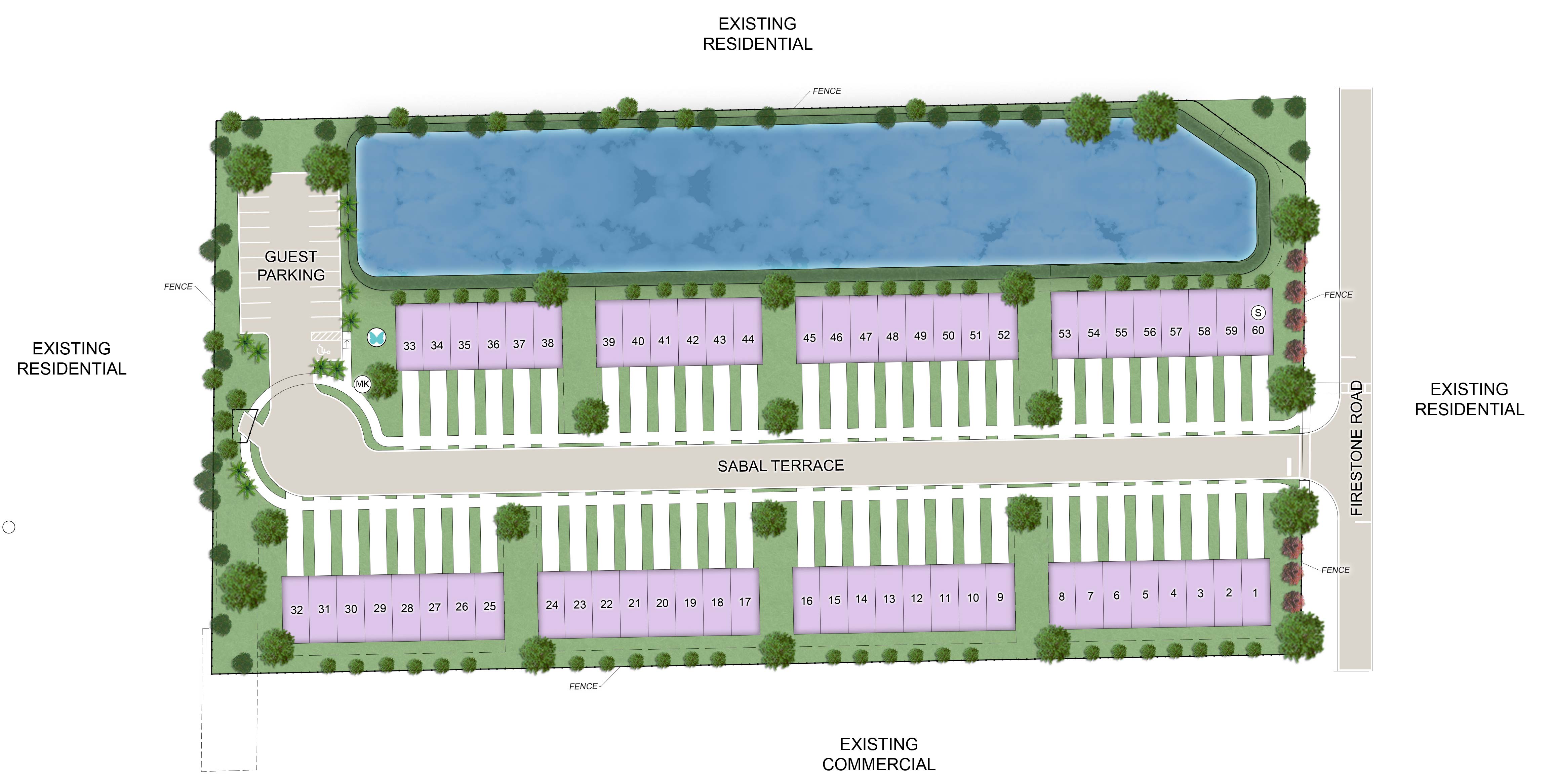 Sabal Terrace site plan