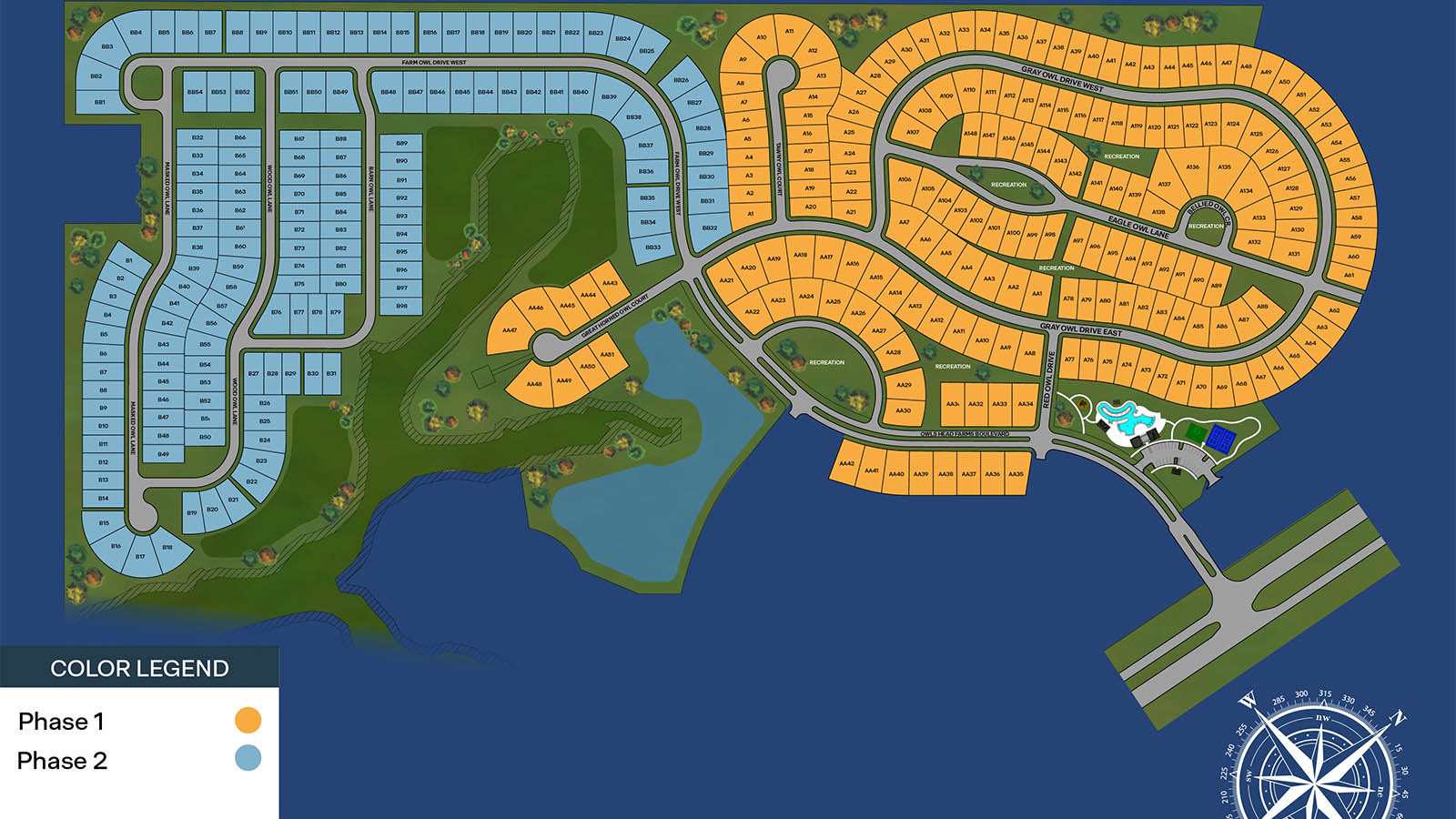 Owl's Head Farms site plan