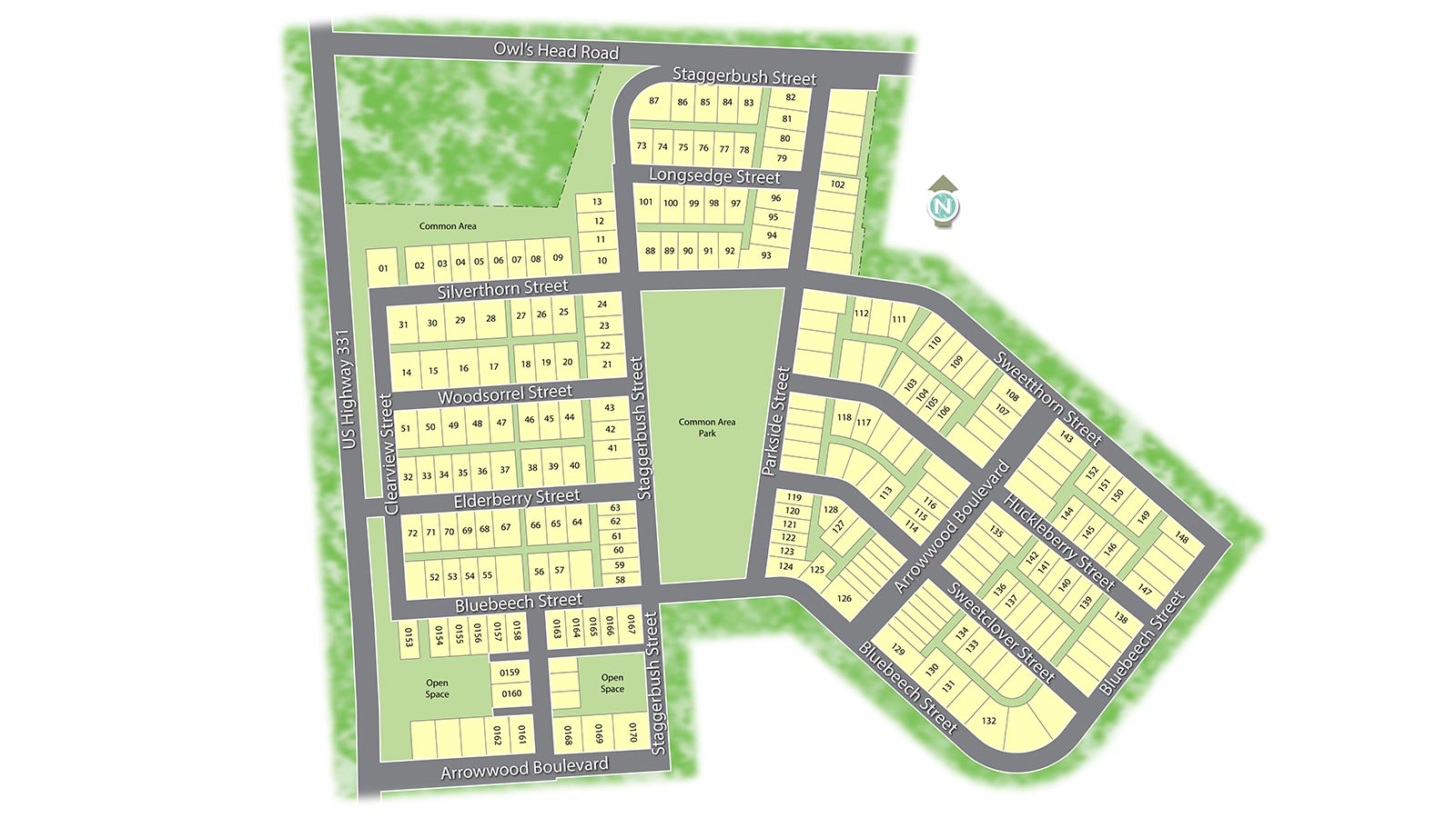 Owl's Head East site plan