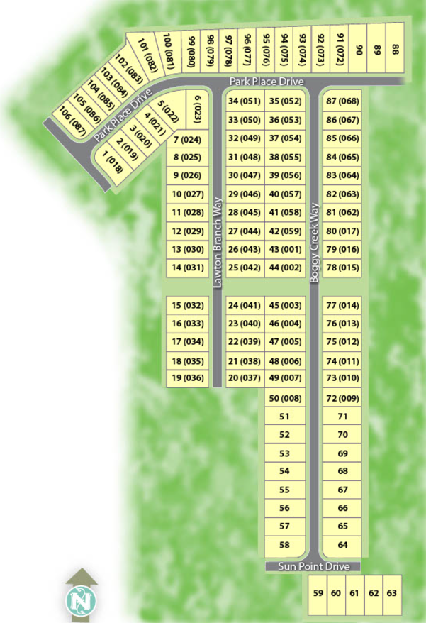 Park Place site plan
