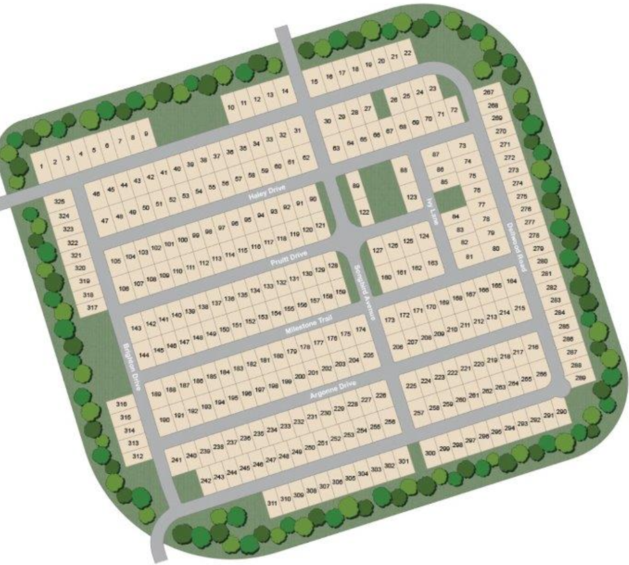 Wesley Park site plan