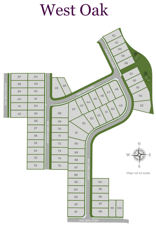 West Oak site plan