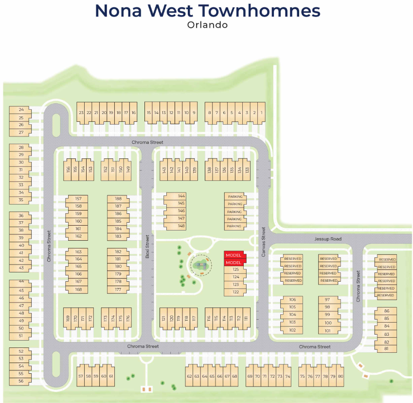 Nona West site plan