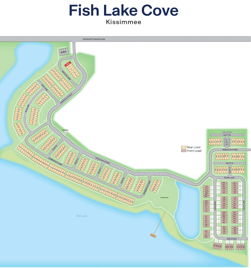 Fish Lake Cove site plan