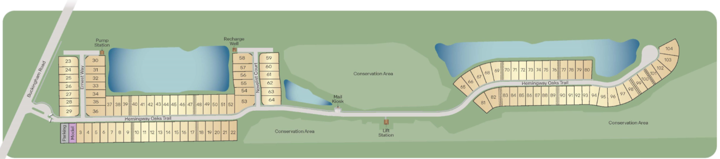 Hemingway Pointe site plan
