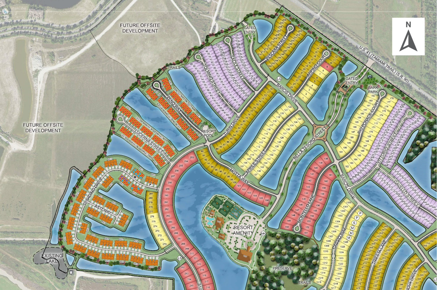Esplanade by the Islands Coach Homes site plan