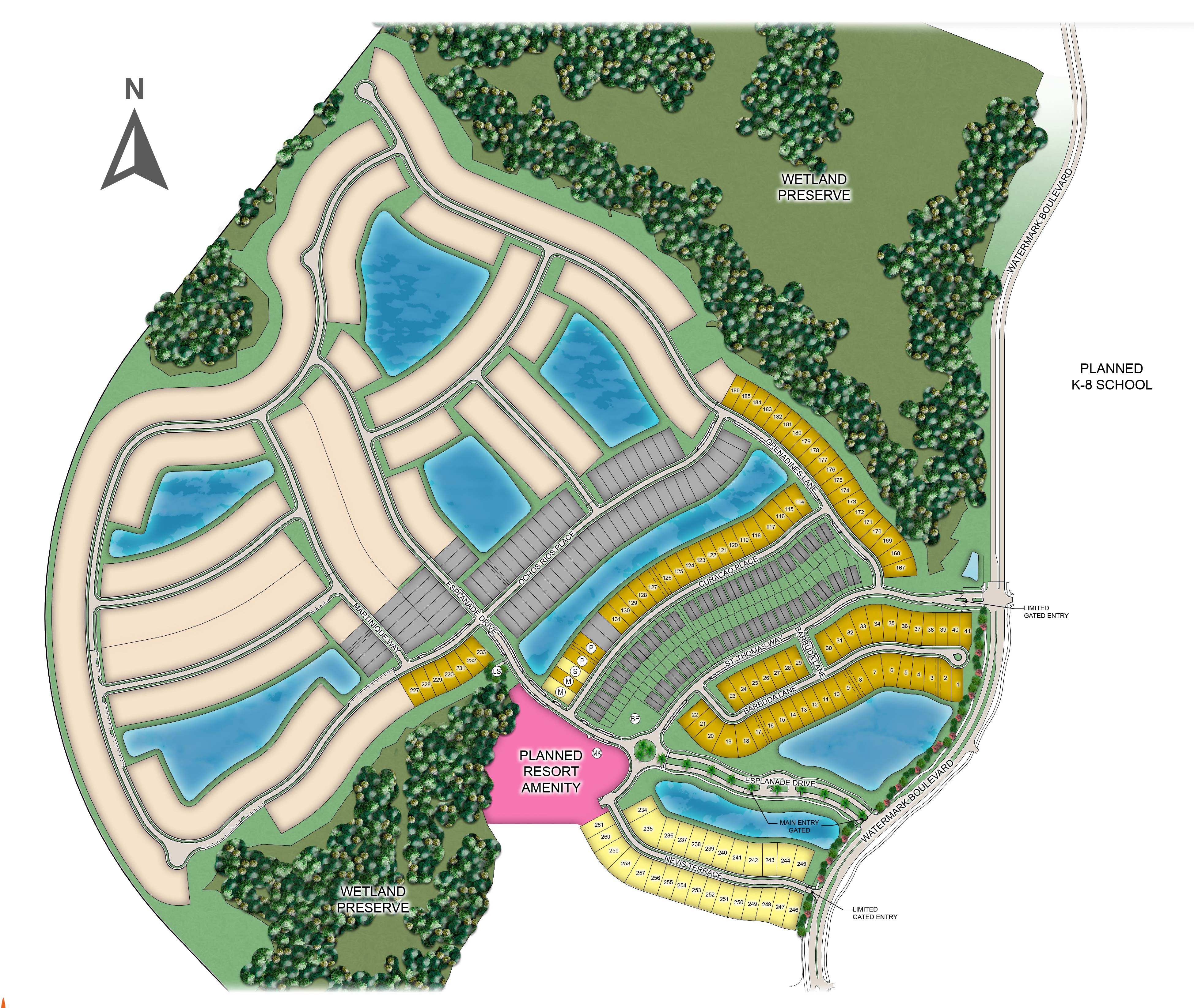 Esplanade at Westview site plan