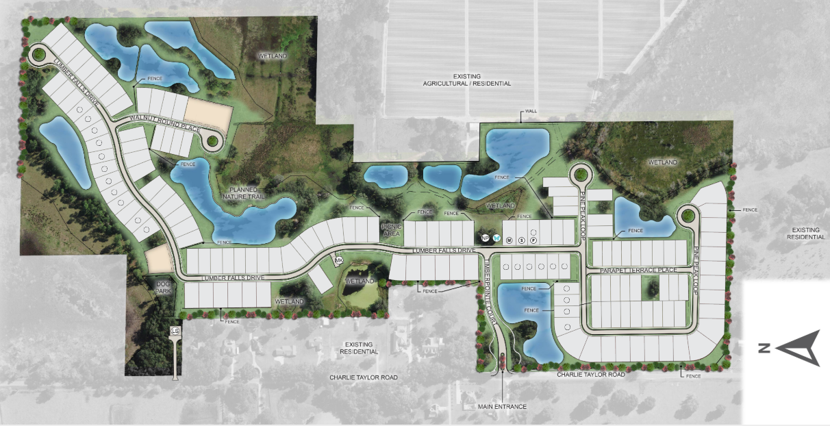 Timber Ridge site plan