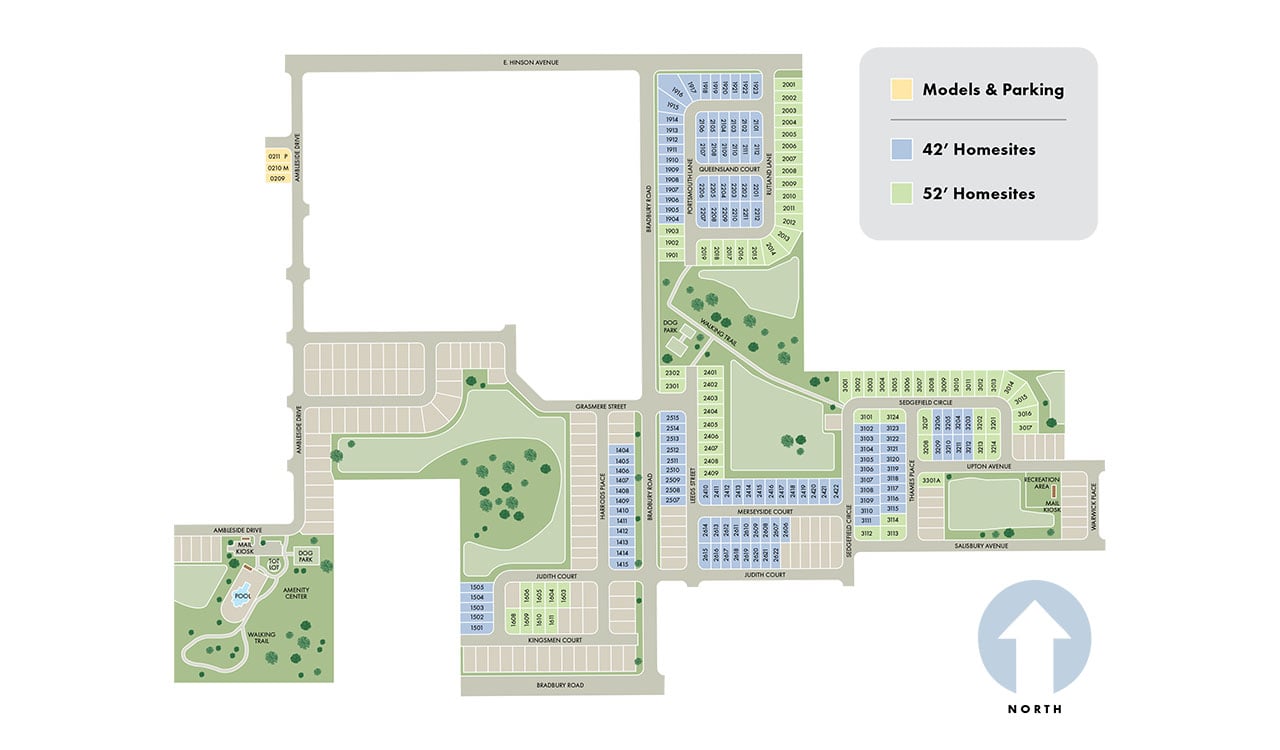 Bradbury Creek site plan