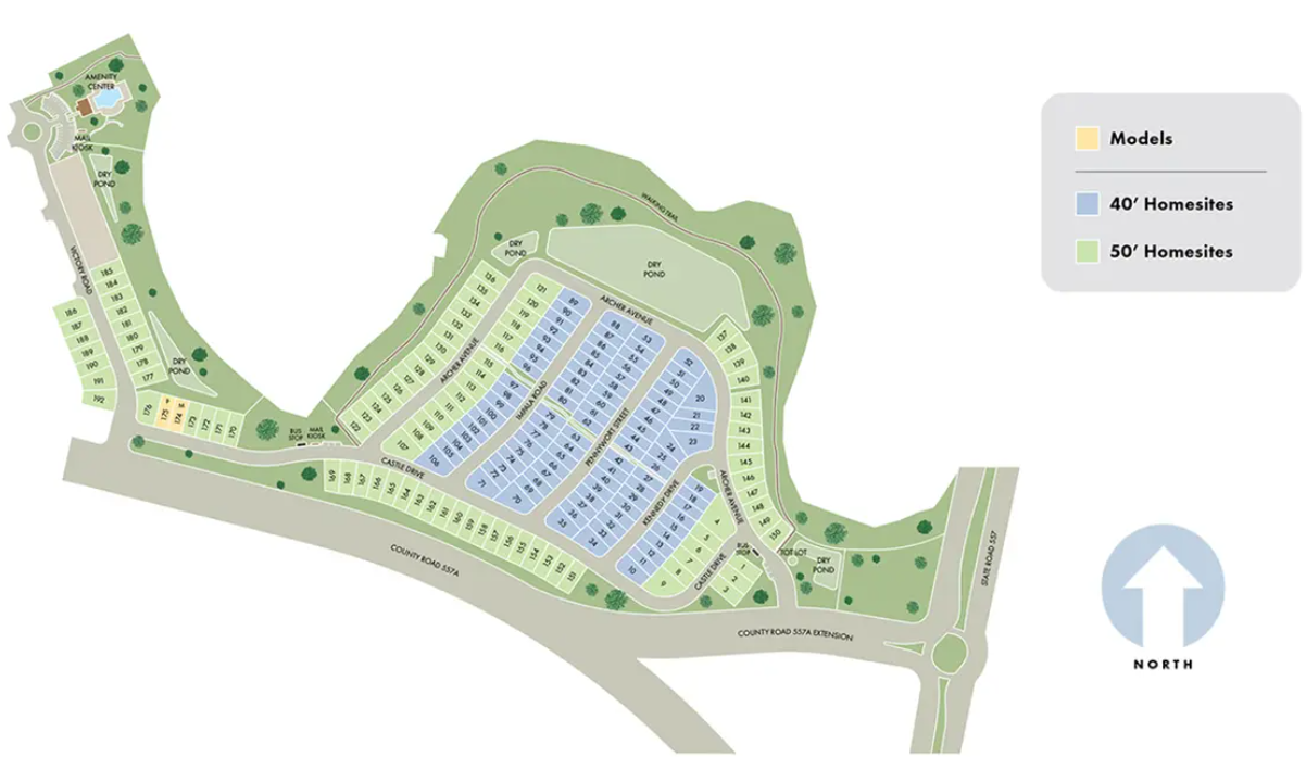 Springs at Lake Alfred - Classic Series site plan