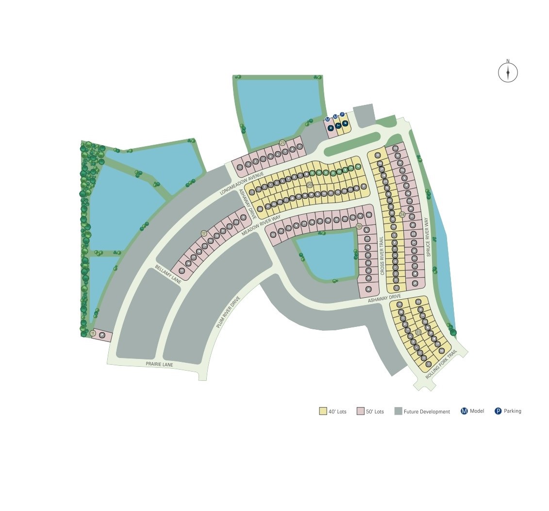 Longmeadow at North River Ranch site plan