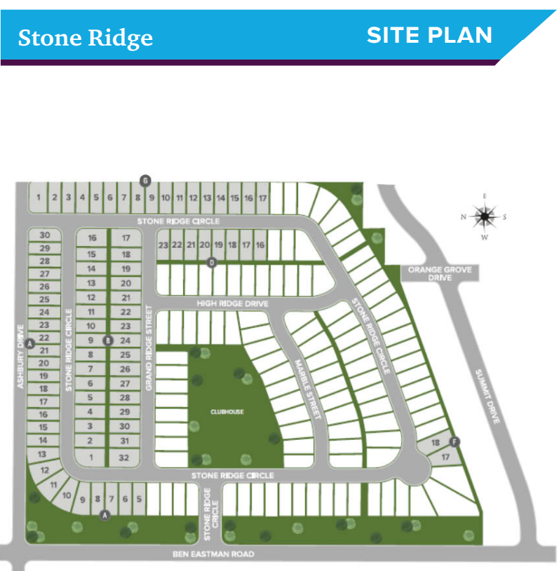 Stone Ridge site plan