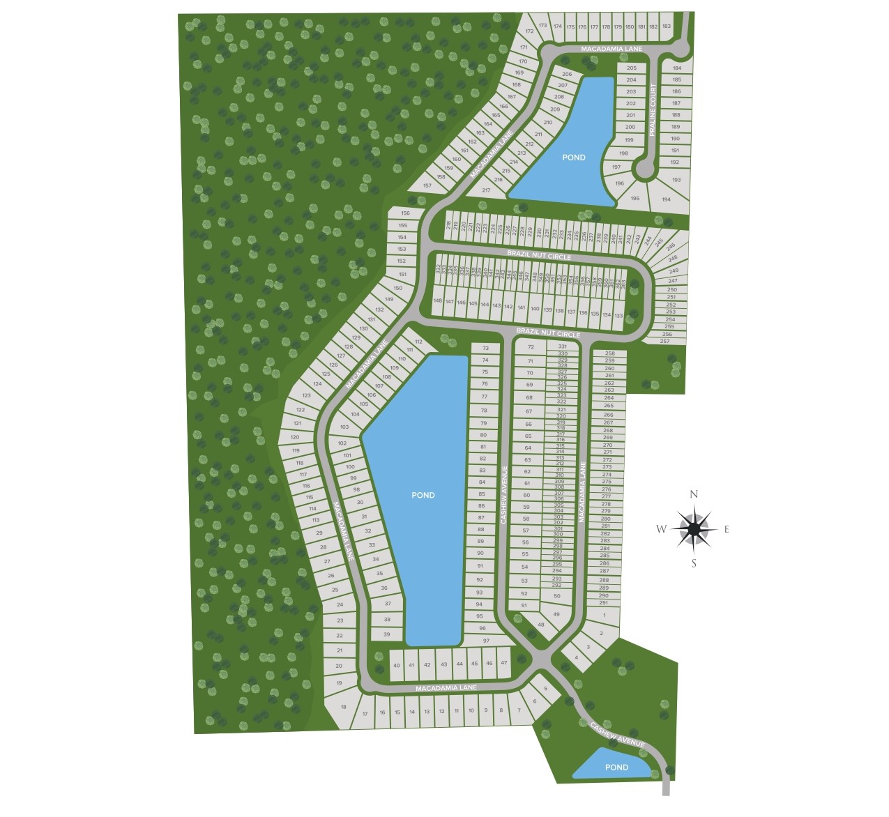 The Landings at Pecan Park site plan