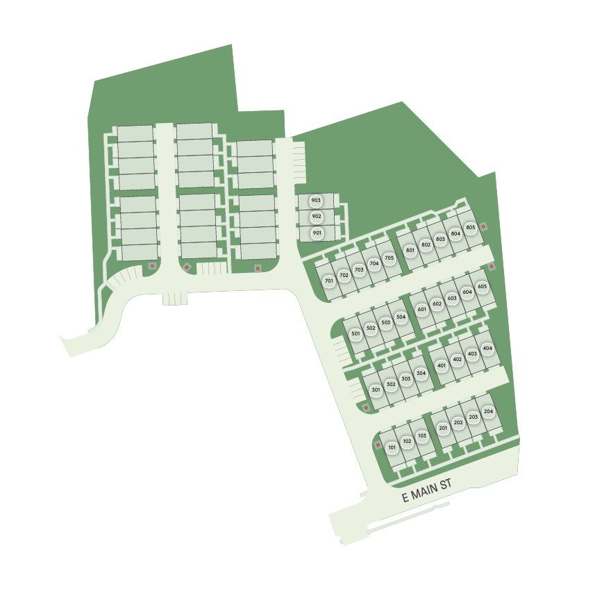 Monarch on Main site plan