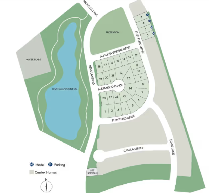 Windcress site plan