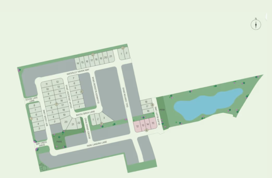Bay Creek site plan