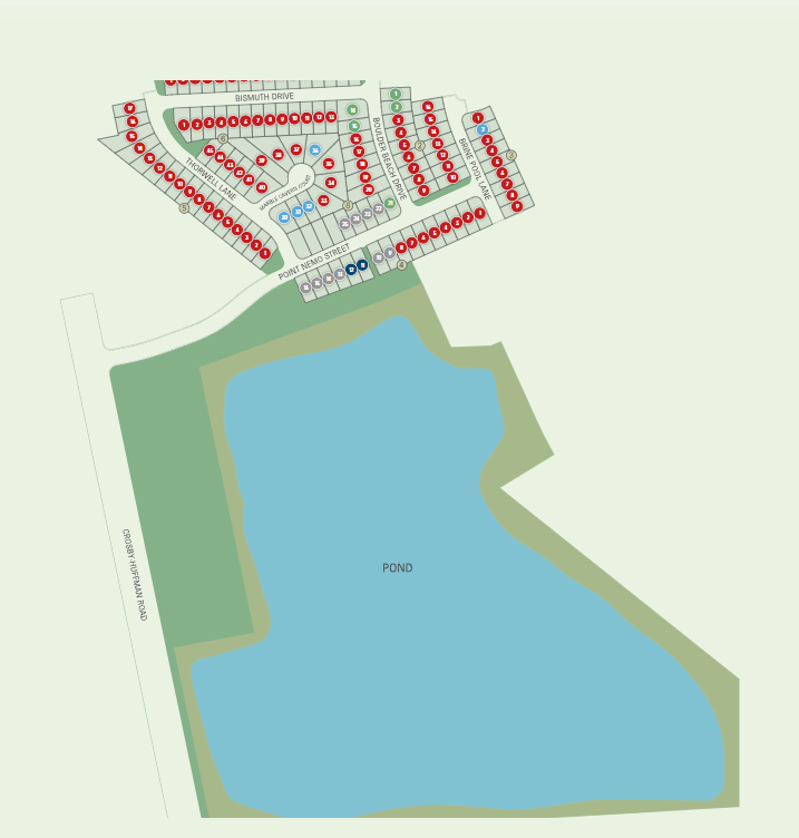 Crosby Farms site plan