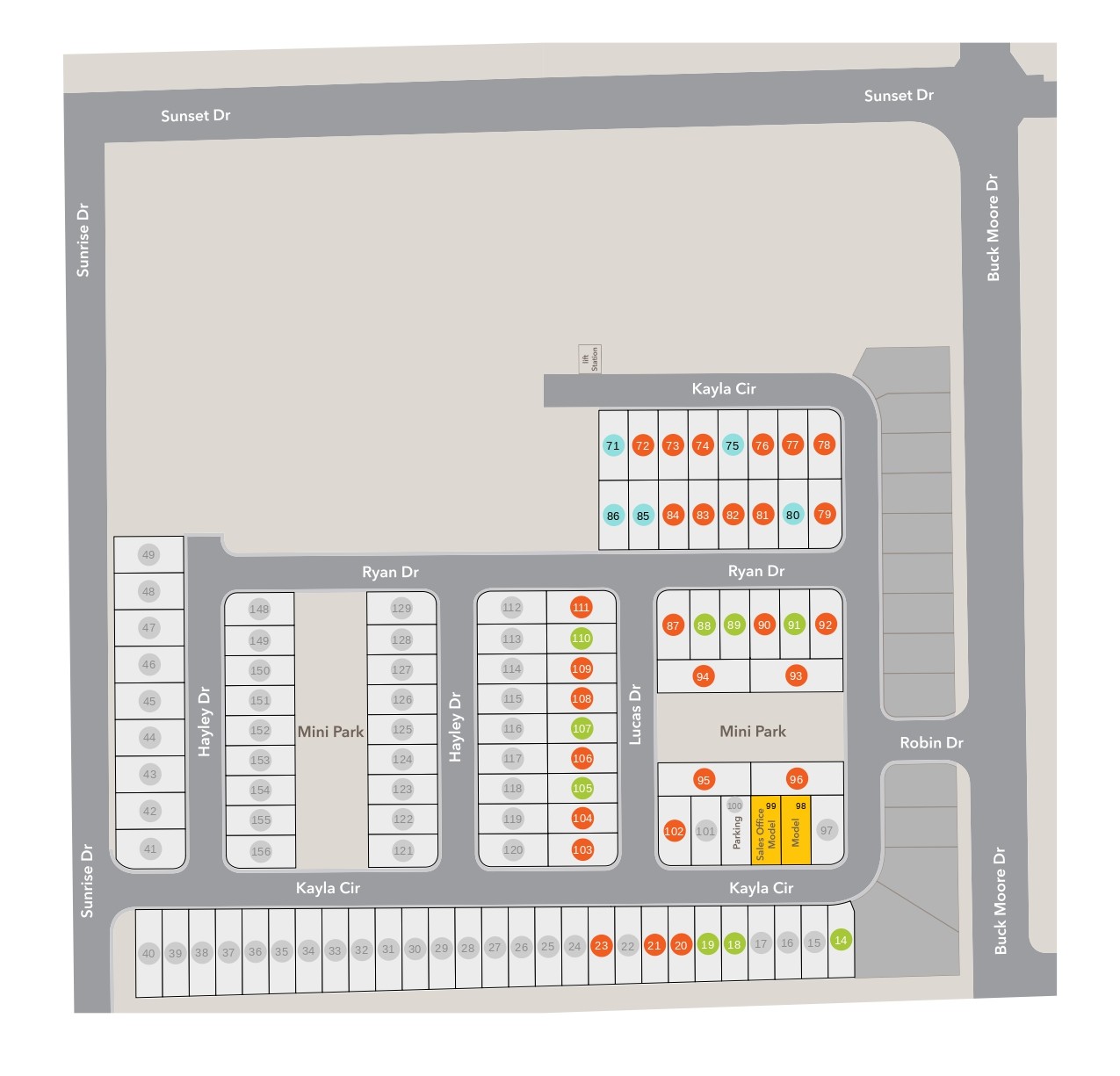 Robins Run site plan