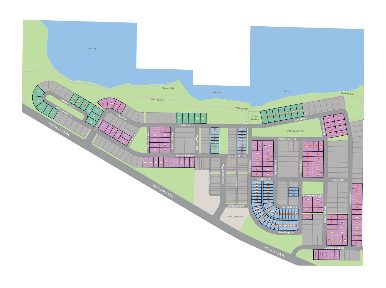Cypress Bluff I site plan
