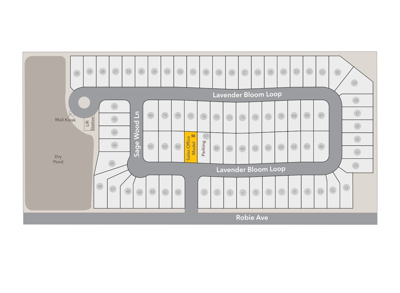 Hillside at Mount Dora site plan
