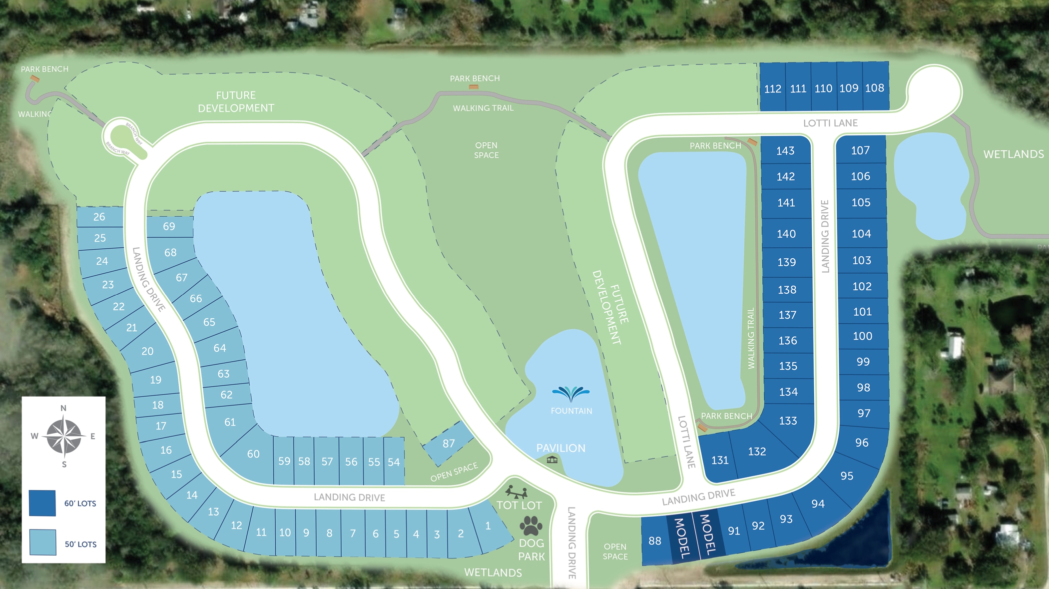 Brooks Landing site plan