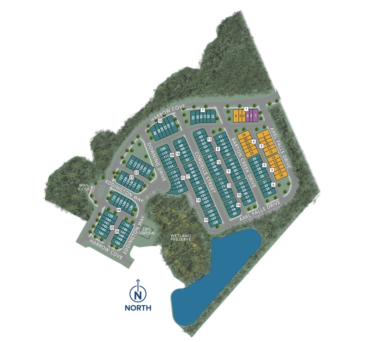 RiverTown - Meadows site plan