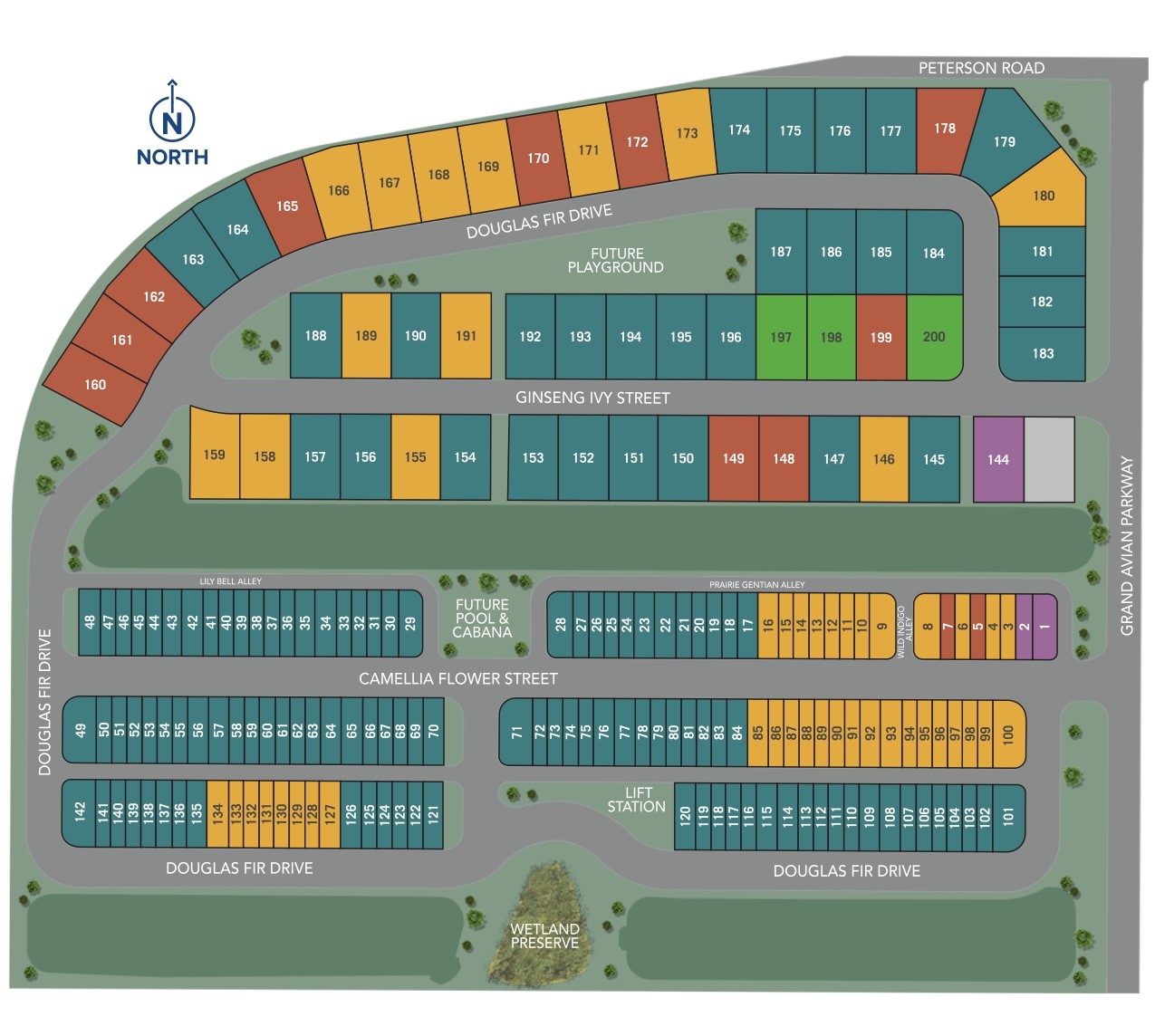 Meadowlark Landing site plan