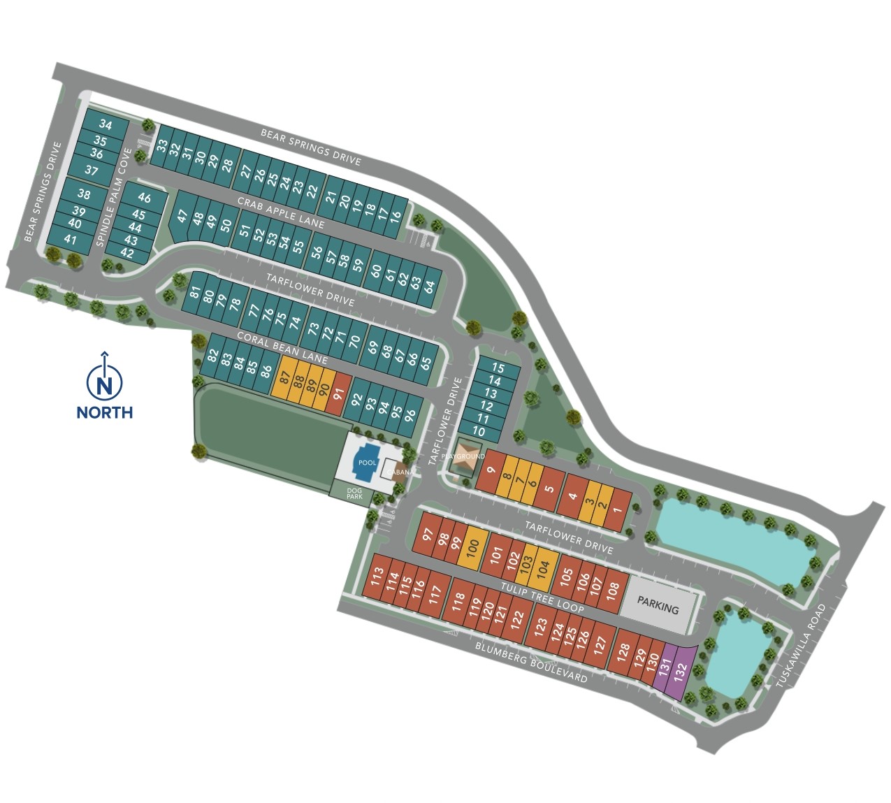 Hickory Grove site plan