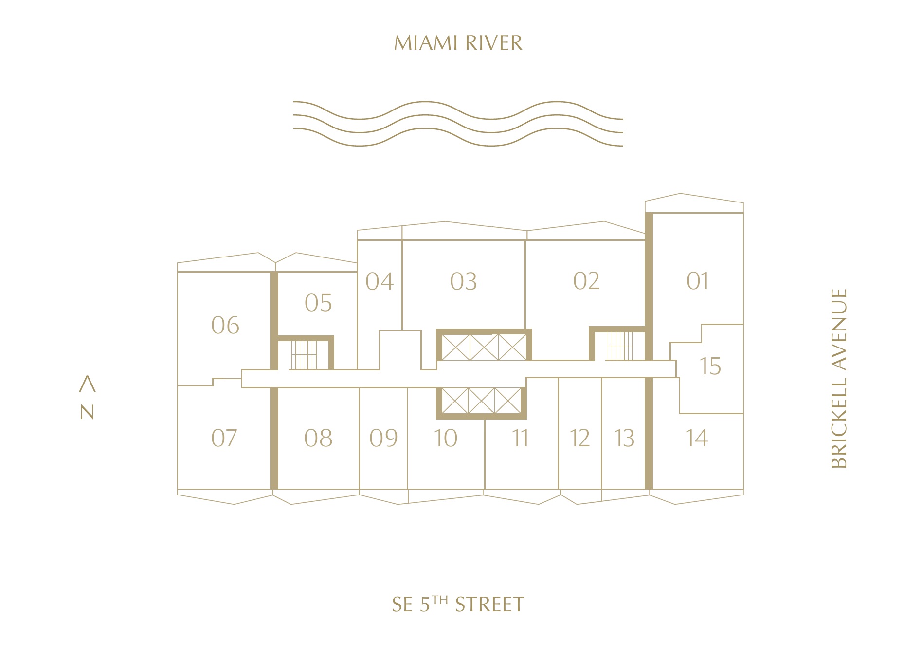 Viceroy Brickell site plan