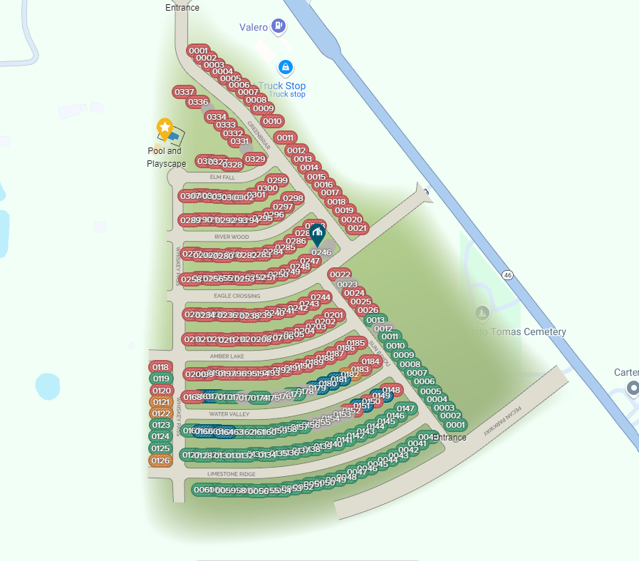 Greenspoint Heights site plan