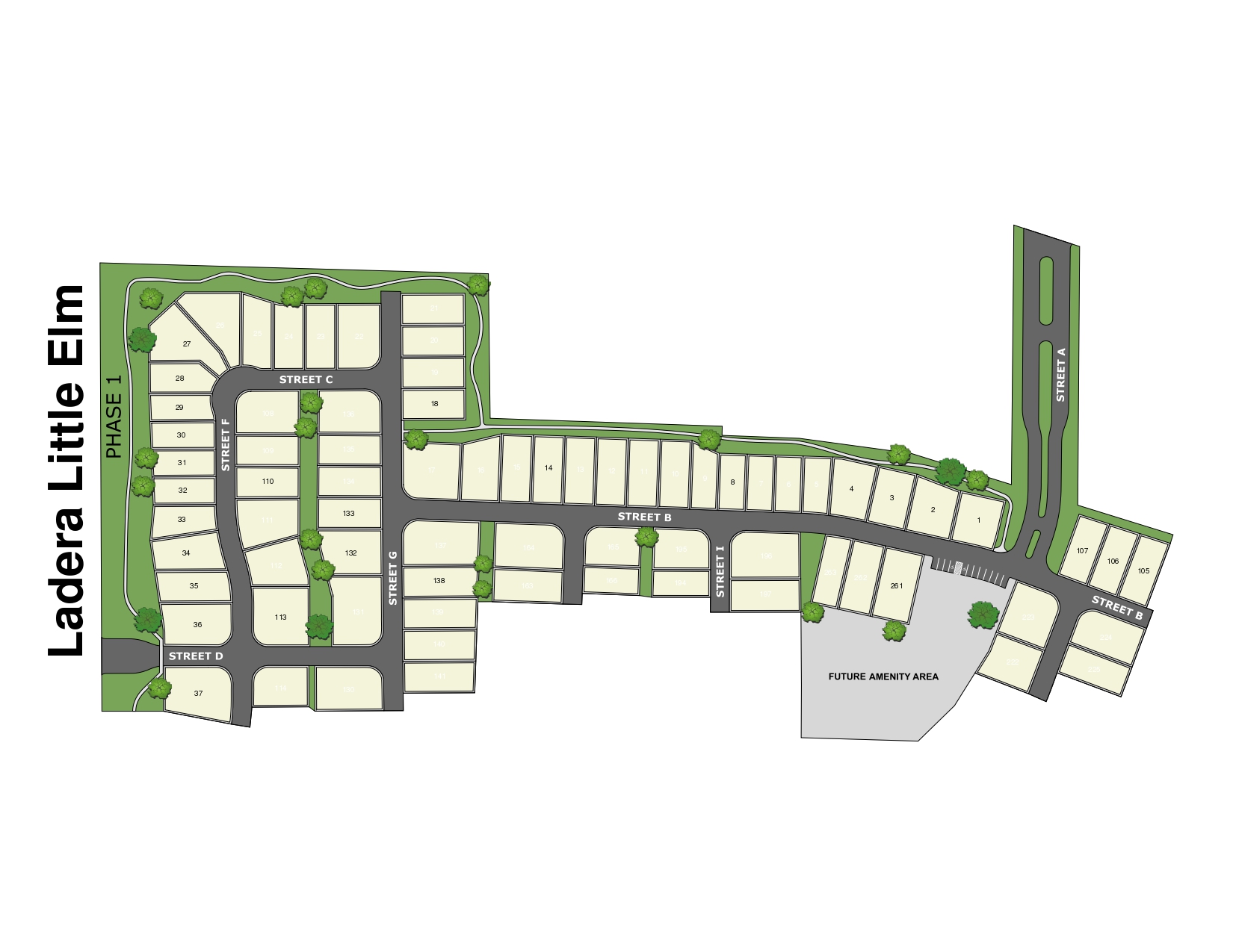 Ladera Little Elm site plan