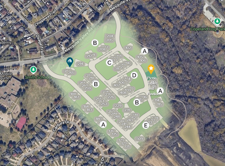 ValleyBrooke site plan