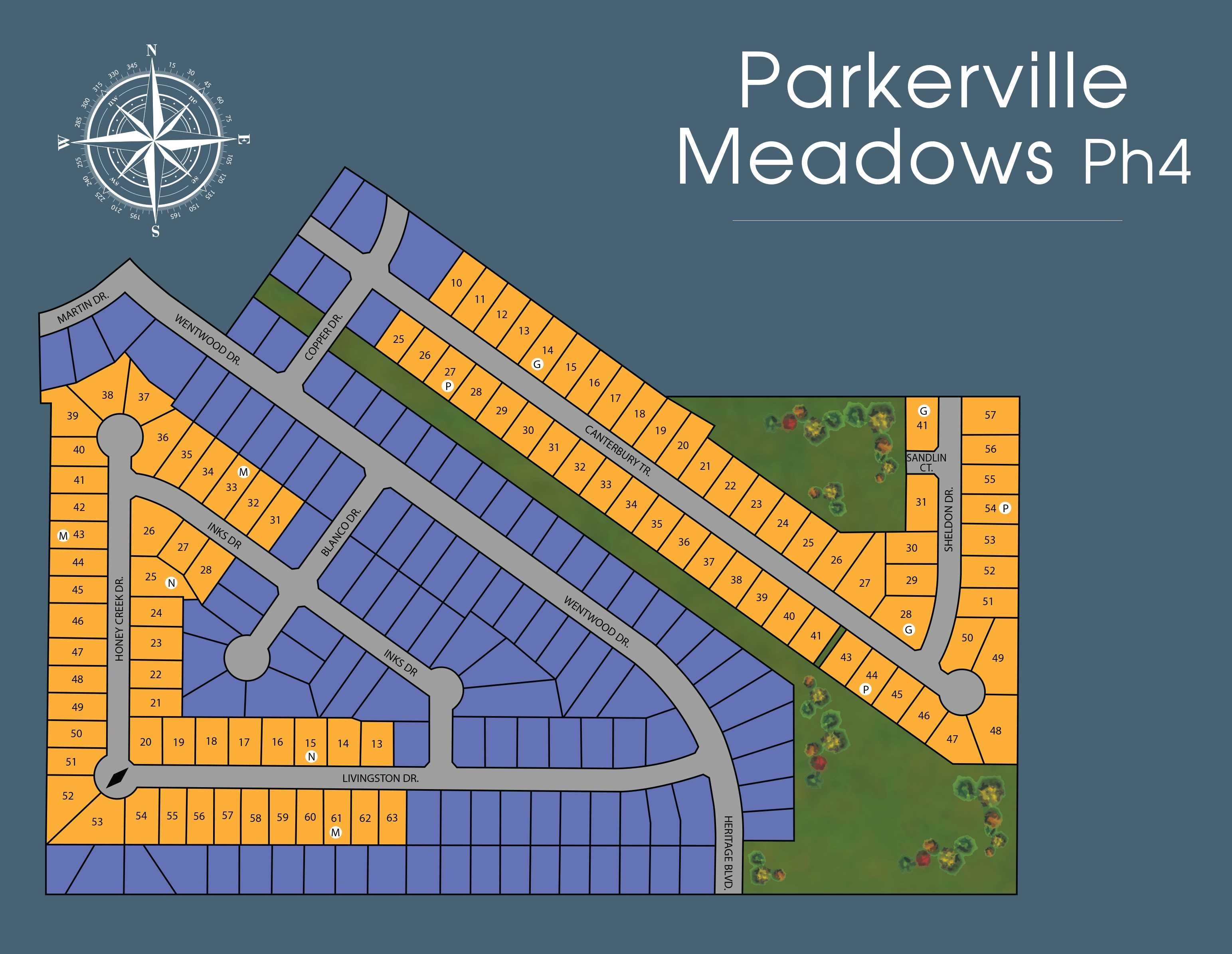 Parkerville Meadows site plan