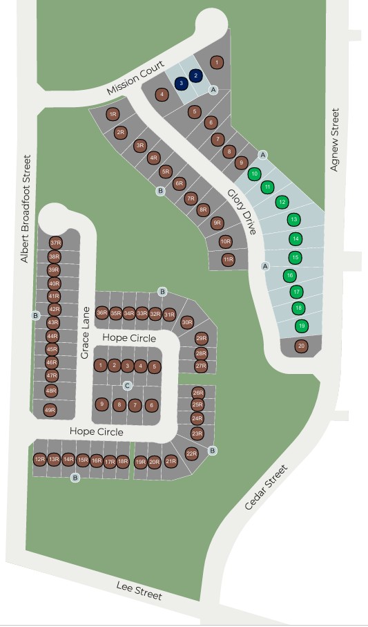 Asher Oaks site plan