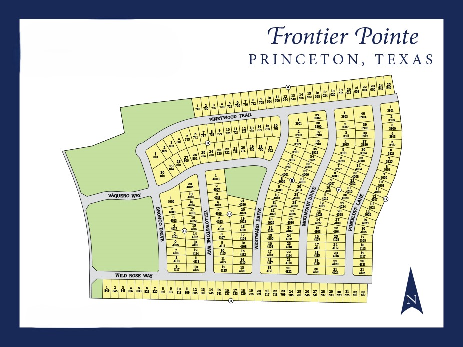 Frontier Pointe site plan