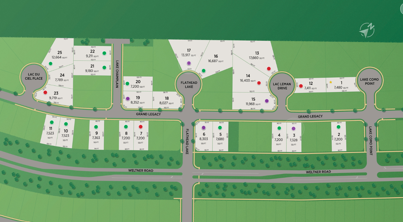 Legacy at Lake Dunlap site plan
