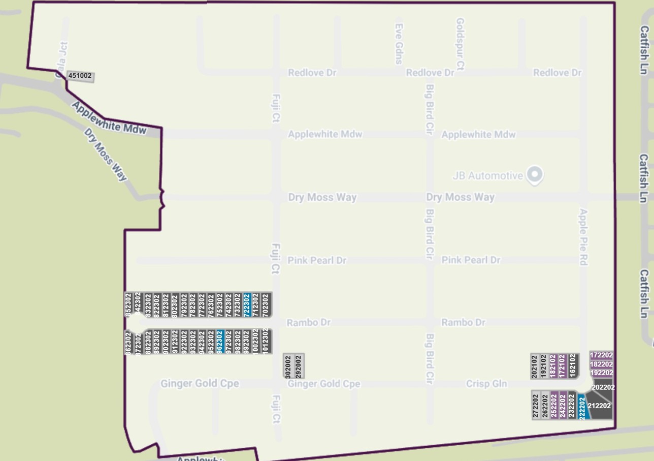 Applewhite Meadows site plan